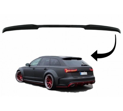Becquet Noir brillant Audi A6 C7 Avant Look RS6 (15-18)