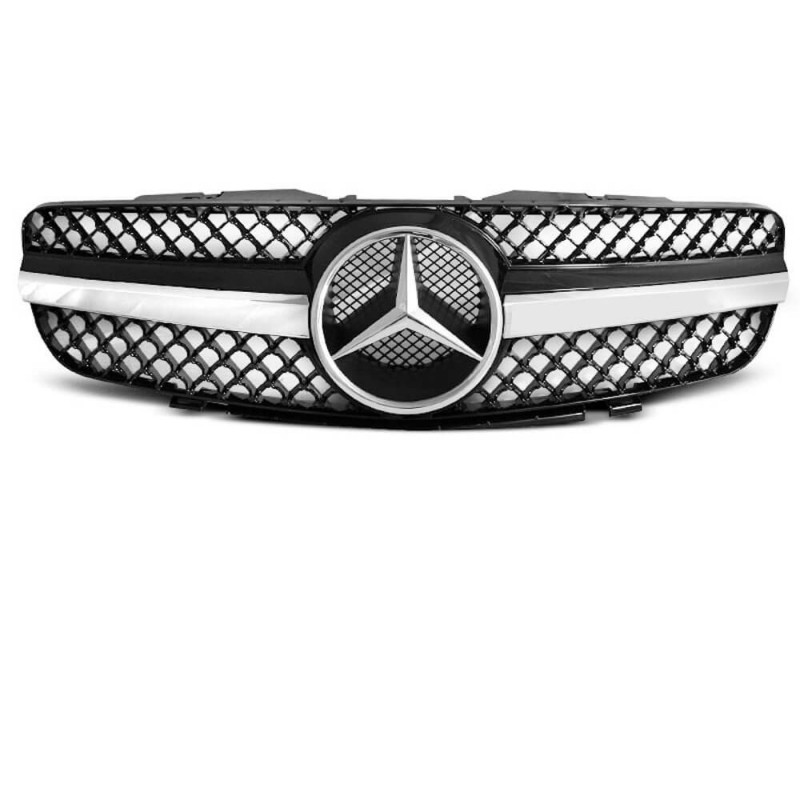 Calandre AMG Noir et chrome Mercedes SL R230 (01-06)