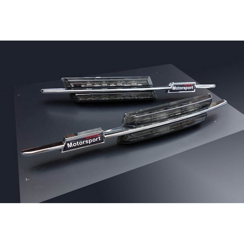 2x Clignotants BMW Motorsport Série 1, 3, 5 et X3 E83 - Chrome ou Noir