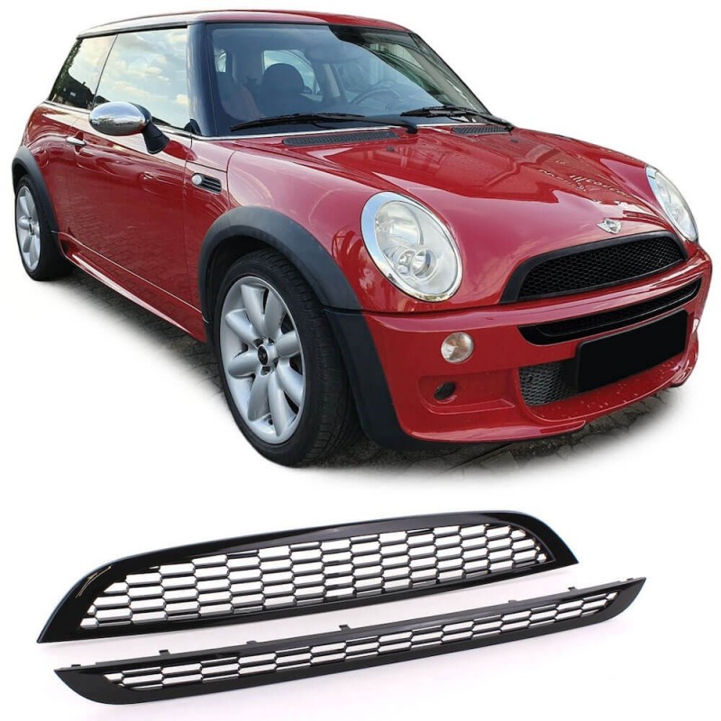 2x Grilles de pare choc Mini R50 R53 One Cooper (01-06) 2x Grilles de pare choc Mini R50 R53 One Cooper (01-06)