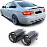 2x embouts d'échappements Carbone BMW Universel
