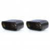 2x embouts d'échappements Noir BMW X5 E53 (99-06)