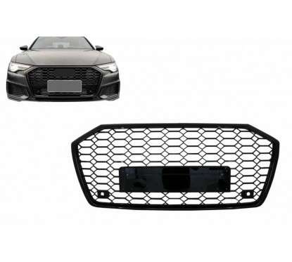 Calandre noire laquée Audi A6 C8 (18+) RS6 Design