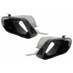 Diffuseur noir brillant + échappements BMW Série 3 G20 G21 Look 340i 19+