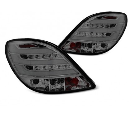 2x Feux arrières à LED Fumés Peugeot 207 (06-09)