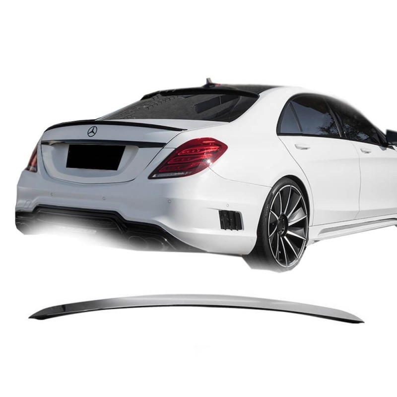 Becquet ABS Noir brillant Mercedes Classe S W222 Look S63 S65 (13-20)