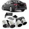 2x embouts d'echappements Audi A4 B9 15+