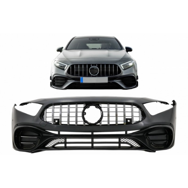 Pare-choc avant + calandre Mercedes Classe A W177 V177 Look A45 AMG (18-22)