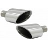 2x embouts d'échappements Audi A4 B9, A5 F5 Look RS4 RS5 (16-19)