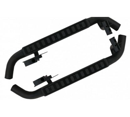 2x Marches pieds Land Rover Defender Black edition 90-16