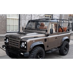 2x Marches pieds Land Rover Defender Black edition 90-16