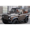 2x Marches pieds Land Rover Defender Black edition 90-16