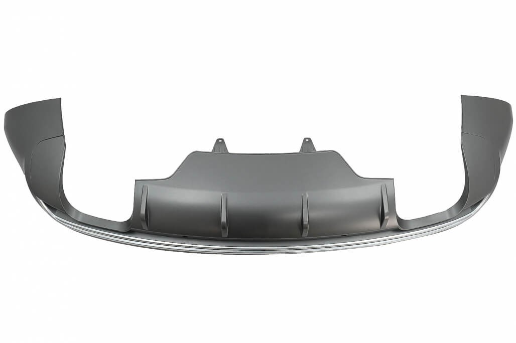 Diffuseur De Pare-chocs Arrière Universel - Compatible Audi, BMW, VW, Peugeot - En ABS Noir - Lot De 2 Pièces - 4