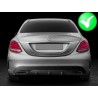 2x embouts d'échappements Noir Mercedes AMG Design