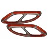 2x embouts d'échappements Noir Mercedes AMG Design