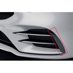 2x Splitters avant Noir brillant Mercedes W177 V177 Look A35 AMG (18+)