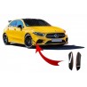 2x Splitters avant Noir brillant Mercedes W177 V177 Look A35 AMG (18+)
