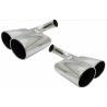 Embouts d'echappements Porsche Cayenne I Facelift Chrome 07-10