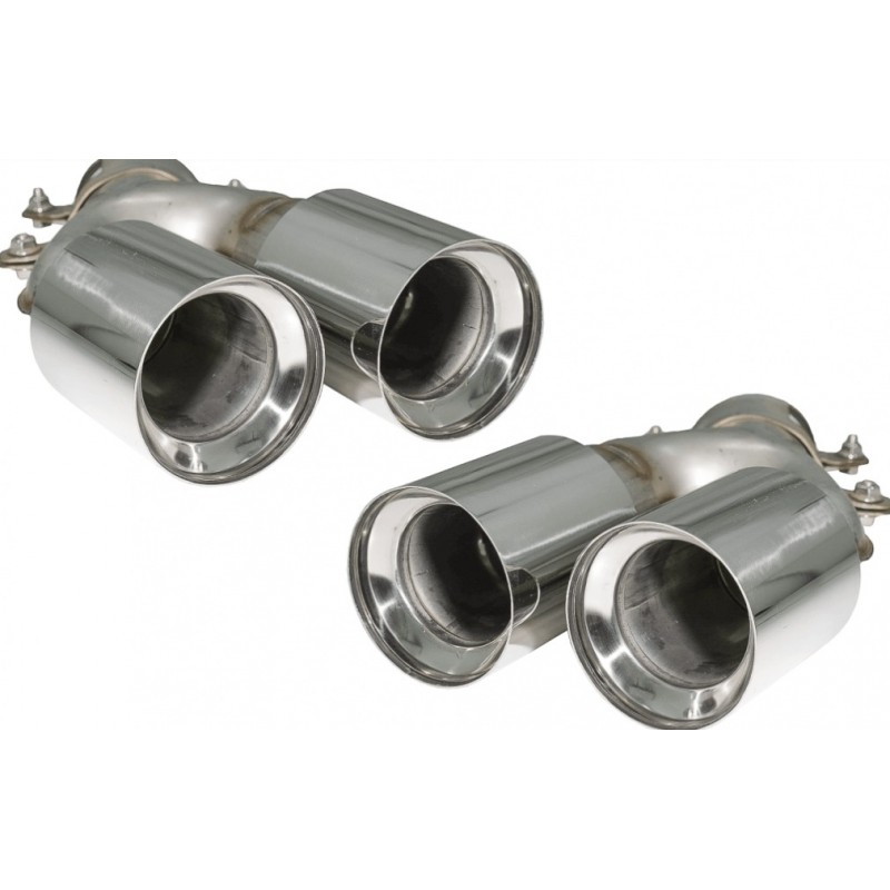 2X Embouts d'échappements Chrome BMW Série 5 G30 G31 G38 Série 6 G32