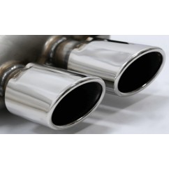 Embouts d'echappement Chrome Audi Q5 8R 08-16