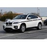 2x Rails de toit Noir BMW X6 E71 E72 (08-15)