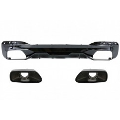 Diffuseur BMW serie 5 G30 G31 540 M Performance Look Piano Black (17+)