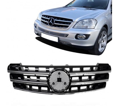Calandre Noir & chrome Mercedes Classe ML W164 05-08 Amg Design