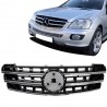 Calandre Noir & chrome Mercedes Classe ML W164 05-08 Amg Design