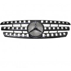 Calandre Noir & chrome Mercedes Classe ML W163 Look W164 05-08 Amg Design