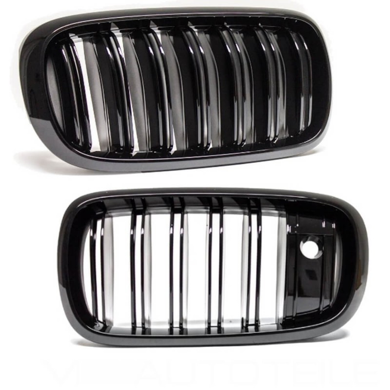 2x Grilles de Calandre BMW X5 F15 X6 / F16 M Performance Brillant (avec caméra)