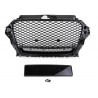 Calandre Audi A3 8V Nid D'abeille RS3 Noir Brillant (12-16)