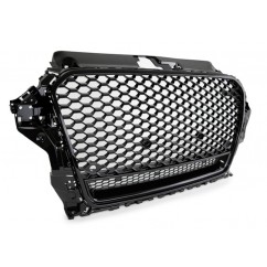 Calandre Audi A3 8V Nid D'abeille RS3 Noir Brillant (12-16)