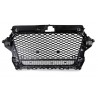 Calandre Audi A3 8V Nid D'abeille RS3 Noir Brillant (12-16)