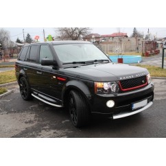 Calandre + Grilles pour ailes Range Rover Sport L320 Look Black / Red Autobiography (10-13)