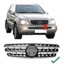 Calandre Mercedes ML W163 Chrome argent Look W164 (98-05)