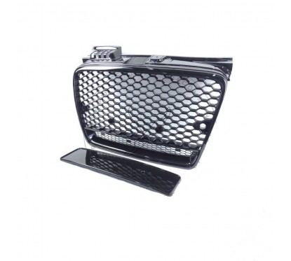 Calandre Audi A4 B7 Noir Brillant Look RS4 (04-08)
