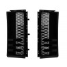 2x Calandre de garde-boue RANGE ROVER Vogue L322 Chrome/Noir (02-09)