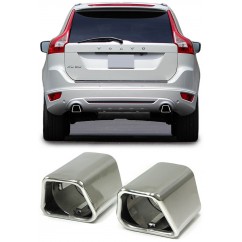 2x embouts d'échappements Volvo XC60 V60 S60 (00+)