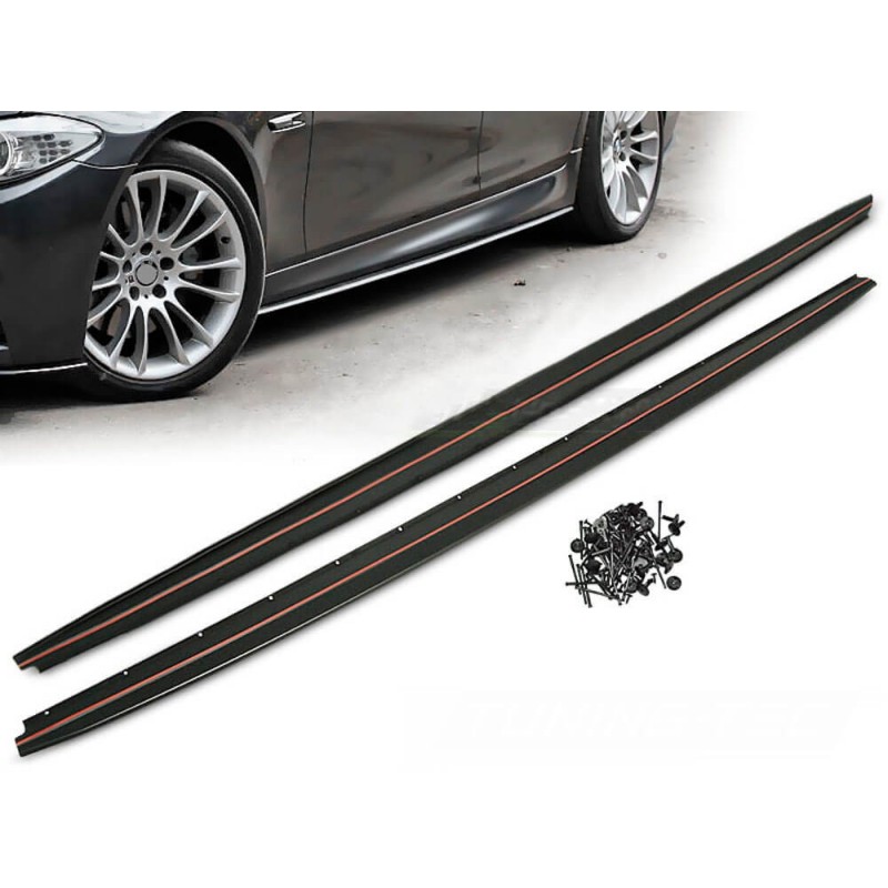 2x extensions de bas de caisses BMW Série 5 F10 F11 (11-16) avec pack M
