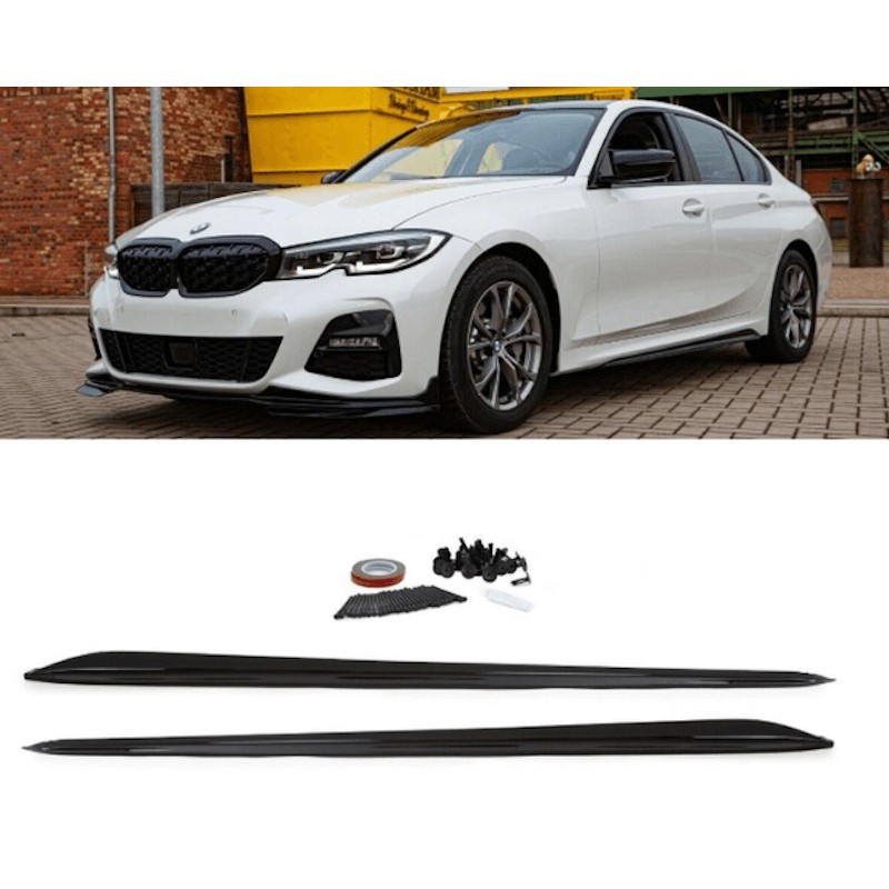 2x Extensions de bas de caisse BMW serie 3 G20 G21 Look M Performance (19+)