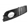 2x Grilles de pare chocs Look RS4 Noir Brillant Audi A4 B8 08-10