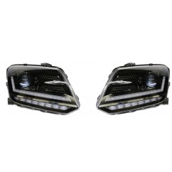 2X Phares LED Volkswagen Amarok clignotant dynamique Noir (10+)