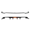 Diffuseur adaptable sur Volkswagen Golf VII 7.5 avec réflecteur LED + Spoiler avant (17-19)