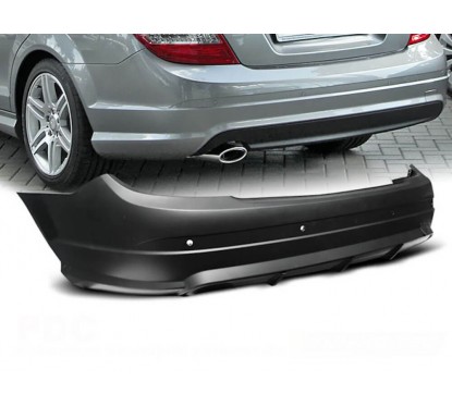 Pare Choc arrière Mercedes Classe C W204 Coupe / Berline Look AMG (07-10)