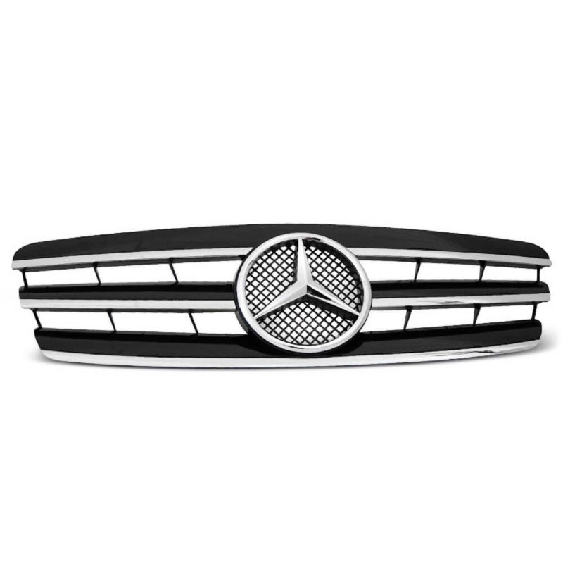 Calandre Mercedes Classe C W203 AMG Noir & chrome (00-07)