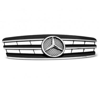 Calandre Mercedes Classe C W203 AMG Noir & chrome (00-07)