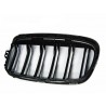 2x Grilles de Calandre BMW Serie 2 F45 Active Tourer, F46 Grand Tourer M Performance Noir brillant