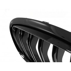 2x Grilles de Calandre BMW Serie 2 F45 Active Tourer, F46 Grand Tourer M Performance Noir brillant