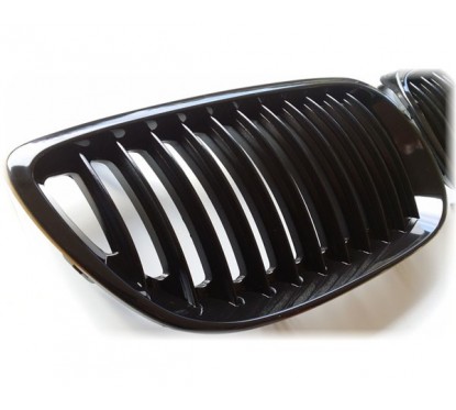 2x Grilles de Calandre BMW Série 3 E92 E93 (06-10) Noir Brillant