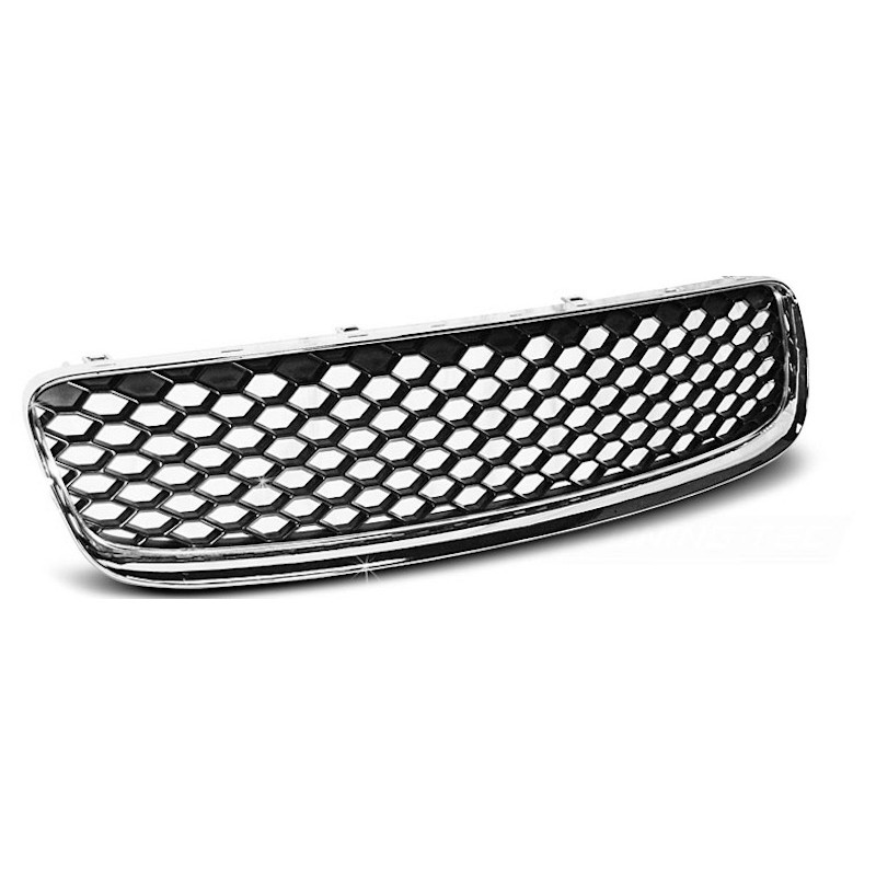 Calandre Audi TT Noir / Chrome Nid d'abeille (99-06)